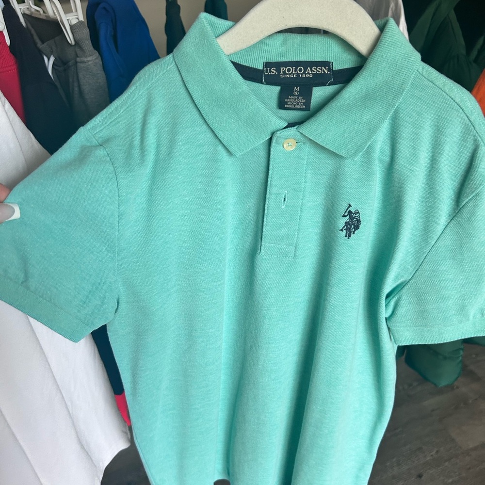 U.S. Polo Assn. Teal Polo Shirt